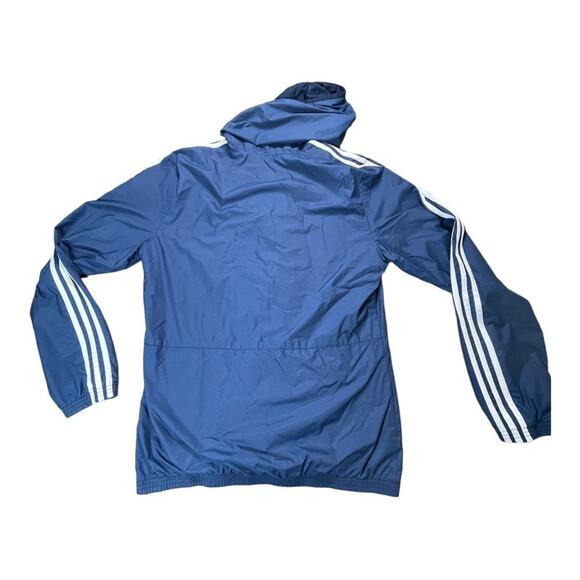 Adidas Jacket Men's Medium Essentials 3 Stripes Wind Running Jacket - Picture 2 of 5